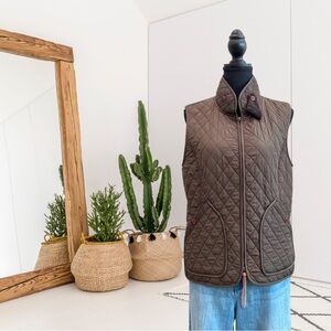 Aigle Thonery Zip Front Quilted Vest